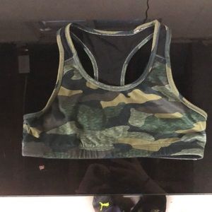 Old navy army print swim top